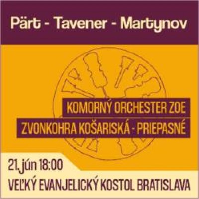 Tavener - Pärt - Martynov / Komorný orchester ZOE