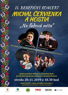 11. benefičný koncert Michal Červienka a hostia