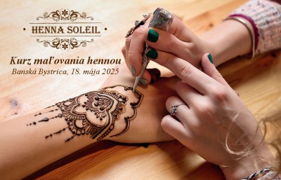 HENNA SOLEIL - Kurz maľovania hennou