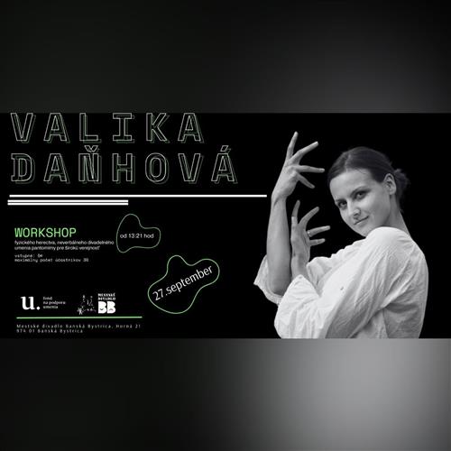 Workshop pantomímy s Valikou Daňhovou