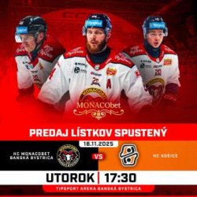 HC MONACObet Banská Bystrica vs HC Košice