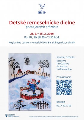 Detská remeselnícka dielňa – JARNÉ PRÁZDNINY