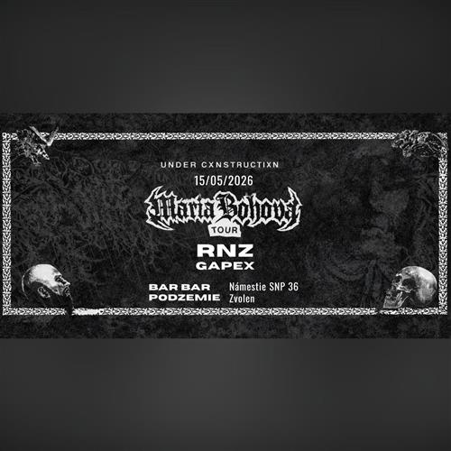 MARIA BOHOVA tour -BAR BAR Podzemie