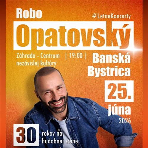 Robo OPATOVSKÝ s kapelou v CNK ZÁHRADA