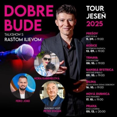 DOBRE BUDE – Talkshow s Rasťom Ilievom, Rimavská Sobota